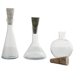 Oaklee Decanters Set of 3 - Clear