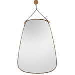 Norissa Mirror - Antique Brass / Mirror