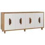 Kianna Credenza - Oak / Oyster