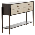 Nora Console - Brown / White