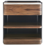 Medici Side Table - Black / Light Wood