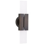 Monroe Wall Sconce - English Bronze / Frost