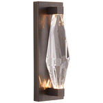 Maisie Wall Sconce - English Bronze / Crystal