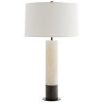 Nashik Table Lamp - Bronze / Off White