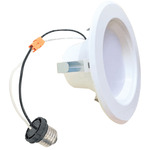Retrofit Downlight with E26 Quick Connect 120V 4-PACK - White