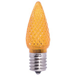 C9 E17 Base Specialty Bulb .6W 120V 25-PACK - Orange