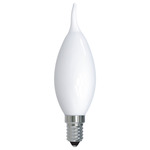 CA10 Candelabra Base Flame Tip 5W 120V 2700K 90CRI 4-PACK - Milky