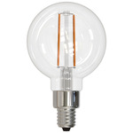 G16 Candelabra Base Globe 2.5W 120V 2700K 90CRI 4-PACK - Clear