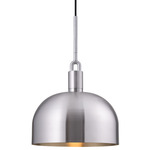 Forked Shade Pendant - Steel