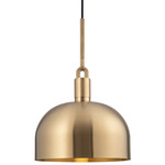 Forked Shade Pendant - Brass