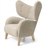 My Own Chair Lounge Chair - Natural Oak / Moonlight Sheepskin