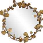 Vinna Mirror - Antique Brass / Mirror