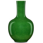 Imperial Long Neck Vase - Green