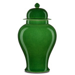 Imperial Green Temple Jar - Green