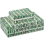 Decorative Box Set of 2 - Emerald