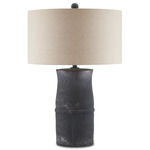 Croft Table Lamp - Dark Gray / Natural