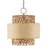 Isola Pendant - Khaki / Natural / Tan