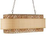 Isola Linear Pendant - Khaki / Natural / Tan