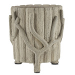 Faux Bois Planter - Concrete