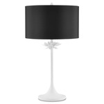 Bexhill Table Lamp - Gesso White / Black