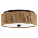 Brownell Ceiling Light - Black / Natural / White