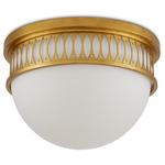 Lola Ceiling Light - Gold Leaf / Milk