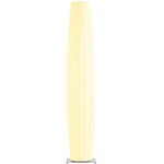 Colonne LED Floor Lamp - Brushed Stainless Steel / Ivory