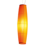 Colonne Pendant - Brushed Nickel / Clementine