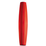 Colonne Pendant - Brushed Nickel / Red