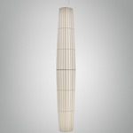 Colonne Pendant - Brushed Nickel / Ivory