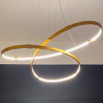 Zigouzi Pendant - Aluminum / Gold