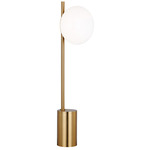 Lune Table Lamp - Burnished Brass / Milk White