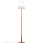 Birdie Easy Floor Lamp - Brick Red / White