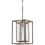 Max Outdoor Pendant - Burnished Bronze / Clear