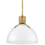 Argo Pendant - Heritage Brass / Opal