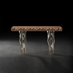 Il Pezzo 10 Console - Nickel / Walnut