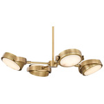 Blanco Pendant - Vintage Brass / Alabaster