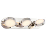 Blanco Bathroom Vanity Light - Polished Nickel / Alabaster