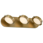 Blanco Bathroom Vanity Light - Vintage Brass / Alabaster