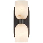 Lucian Bathroom Vanity Light - Urban Bronze / Alabaster