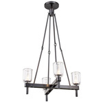 Lucian Chandelier - Urban Bronze / Clear