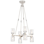 Lucian Chandelier - Polished Nickel / Clear