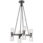 Lucian Chandelier - Urban Bronze / Clear