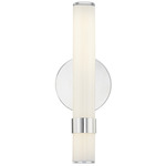 Madison Bathroom Vanity Light - Polished Nickel / Glossy Opal