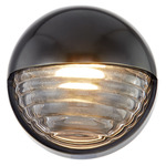 Palais Wall Sconce - Urban Bronze / Clear Ribbed