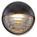 Palais Wall Sconce - Urban Bronze / Clear Ribbed