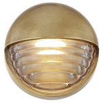 Palais Wall Sconce - Vintage Brass / Clear Ribbed