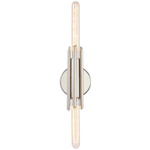 Torres Double Wall Sconce - Polished Nickel