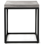 Perspective Side Table - Black / Light Grey