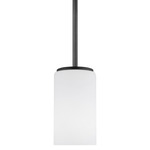 Alturas Mini Pendant - Midnight Black / Etched White